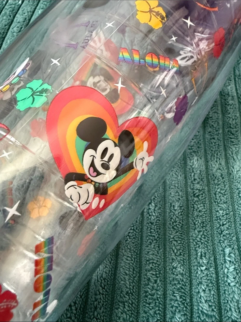 Disney Tervis Hawaii Aulani Resort Mickey Mouse Water Bottle